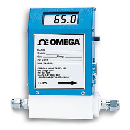 OMEGA奧米佳 FMA-A2000系列氣體質(zhì)量流量計(jì)和控制器 可選配一體式顯示屏，用于測(cè)量潔凈氣體